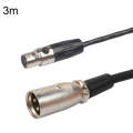 Xlrmini Caron Male To Mini Female Balancing Cable For 48V Sound Card Microphone Audio Cable, Leng...