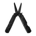 10 in 1 Outdoor Camping Survival Tool Foldable Multifunctional Pocket Scissors(Black)