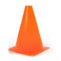 2 PCS Football Obstacle Sign Tube Thickening Road Block Cone without Hole, Size: 18 x 14cm(Orange)