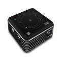 P11 4K HD DLP Mini 3D Projector 4G + 32G Smart Micro Convenient Projector, Style:AU Plug(Black)