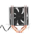 Desktop Computer 4 Copper Tube CPU Radiator Super Quiet Without Light 3-pin Single Fan