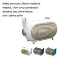 N301 Mini Heater Office Desk Silent Hot Air Heater Household Bedroom Heater US Plug(Emerald)