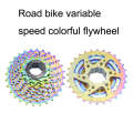 VG SPORTS Bicycle Lightweight Wear -Resistant Colorful Flywheel, Style:9 Speed 11-28T