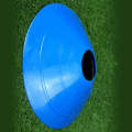 10 PCS Football Training Sign Disc Sign Cone Obstacle Football Training Equipment(Blue)