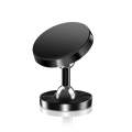 Car Phone Holder Alloy Magnetic Universal Dual Ball Rotating Car Phone Holder,, Color: Matte Black