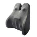 Car Seat Lumbar Support Cushion Memory Foam Office Lumbar Cushion, Size: Bandage(Dark Gray)