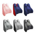 Car Seat Lumbar Support Cushion Memory Foam Office Lumbar Cushion, Size: Bandage(Dark Gray)