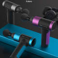 AISZG USB Rechargeable Fascia Gun Muscle Massage Gun, Style:Ultimate Edition(Purple)