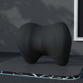 Four Seasons Car Headrest And Neck Pillow Memory Foam Car Pillow(Pure Black)