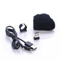 GM306 2.4GHz Wireless Finger Lazy Mice with USB Receiver(Black)