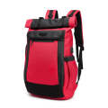 Ozuko 9066 Waterproof Travel Computer Backpack with External USB Charging Port(Red)