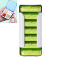 Home Travel Plastic Pill Box Drawer Pill Box Portable Storage Box, Model:4 Grid(Green)