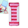 Home Travel Plastic Pill Box Drawer Pill Box Portable Storage Box, Model:4 Grid(Pink)