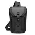 Ozuko 9334 Men Outdoor Multifunctional Waterproof Messenger Bag with External USB Charging Port(B...