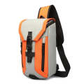 Ozuko 9334 Men Outdoor Multifunctional Waterproof Messenger Bag with External USB Charging Port(O...