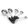 5 in 1 Stainless Steel Measuring Spoon Set Coffee Spoon Baking Kitchen Gadget, Style:Measuring Sp...