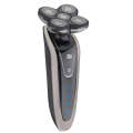 Men Electric Shaver Rechargeable Shaving Machine Waterproof Razor(Silver Grey)