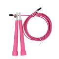 Steel Wire Skipping Skip Adjustable Fitness Jump RopeLength: 3m(Pink)