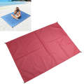 Outdoor Portable Waterproof Picnic Camping Mats Beach Blanket Mattress Mat 100cm*140cm(Rose Red)