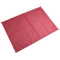 Outdoor Portable Waterproof Picnic Camping Mats Beach Blanket Mattress Mat 150cm*140cm(Rose Red)