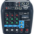 TU04 BT Sound Mixing Console Record 48V Phantom Power Monitor AUX Paths Plus Effects 4 Channels A...