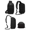 Ozuko 9270 Men Outdoor Anti-Theft Chest Bag Multifunctional Waterproof Messenger Bag with Externa...