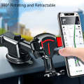 2 PCS Car Phone Holder Air Outlet Car Navigation Bracket Instrument Panel Bracket, Style:Air Outl...
