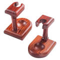 Solid Wood Pipe Rack Seat Single Pipe Pipe Display Stand Retro Removable Red Sandalwood Pipe Rack...
