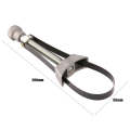 Car Auto Oil Filter Removal Tool Strap Wrench Diameter Adjustable 60mm To 120mm