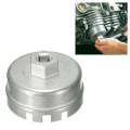 64.5mm Aluminum Oil Filter Wrench Cap Socket Remover Tool for Lexus Toyota Corolla Highlander RAV...