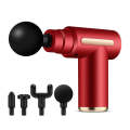 Fascia Gun Pocket Electric Shock Gun  Muscle Massage Gun, Specification: Classic Mini (Red)