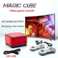 M12 Mini Cube Arcade Game Console HD TV Game Player Support TF Card with Gray Controllers 16G