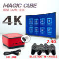M12 Mini Cube Arcade Game Console HD TV Game Player Support TF Card with 2.4G Controllers 16G