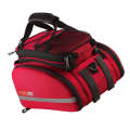 CBR Bike Hard Shell Shelf Bag Travel Bag Bicycle Hard Shell Shoulder Bag(Red)