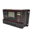 30A 12V24V Simple Solar Controller Light Time Control Solar Charge And Discharge Controller With USB