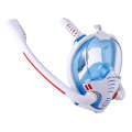 Snorkeling Mask Double Tube Silicone Full Dry Diving Mask Adult Swimming Mask Diving Goggles, Siz...