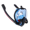 Snorkeling Mask Double Tube Silicone Full Dry Diving Mask Adult Swimming Mask Diving Goggles, Siz...