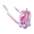 Snorkeling Mask Double Tube Silicone Full Dry Diving Mask Adult Swimming Mask Diving Goggles, Siz...