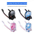 Snorkeling Mask Double Tube Silicone Full Dry Diving Mask Adult Swimming Mask Diving Goggles, Siz...