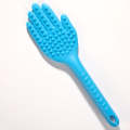 Multifunctional Whole Body Silicone Palm Pat and Back Beater Massager Random Color Delivery