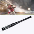 Aluminium Alloy Baseball Bat Of The Bit Softball Bats, Size:30 inch(75-76cm)(Black)