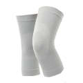 Thin Nylon Stockings Joint Warmth Sports Knee Pads, Specification: M (Gray)