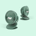 MF004 Dormitory Desktop Office Stroller Mini Portable USB Clip Fan(Green)