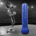 Moon and Stars Pattern Children Inflatable Tumbler Vertical Boxing Column Inflatable Punching Bag...