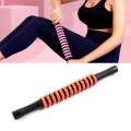 Wolf Tooth Stick Hand-Held Fascia Stick Leg Muscle Relaxation Roller Yoga Fitness Supplies(Orange)