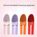 AM--1101 Silicone Handheld Cleansing Apparatus Waterproof Portable Cleansing Brush Massager Pore ...