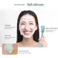 Hand-Held Silicone Cleansing Brush And Mask Brush Green Single Head