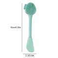 Hand-Held Silicone Cleansing Brush And Mask Brush Green Double-head Knife