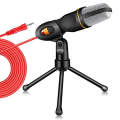 SF-666 Computer Voice Microphone With Adapter Cable Anchor Mobile Phone Video Wired Microphone Wi...