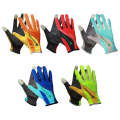JUNGLE LEOPARD Outdoor Sports Mountaineering Full Finger Gloves Mesh Touch Screen Anti-Skid Glove...